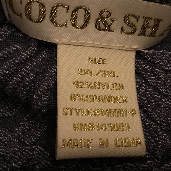 NWT! Coco & Shay Yours Truly Tank Color Gray Multiple Plus Sizes - Picture 9 of 11